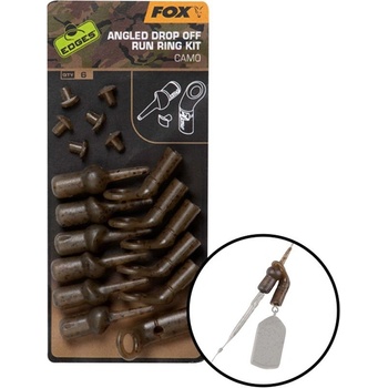 Fox Fishing Edges Camo Angled Drop Off Run Rig Kit