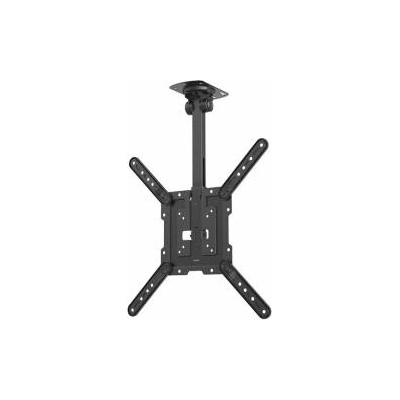 Hama Стойка за таван HAMA TV, регулируемa, 400x400, 165 см (65 инча), Черен, HAMA-220877