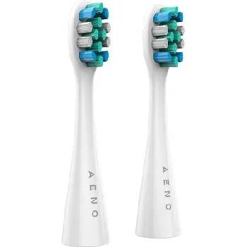 AENO Replacement toothbrush heads, White, Dupont bristles, 2pcs in set (for ADB0001S/ADB0002S) (ADBTH1-2)