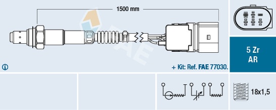 FAE Lambda sonda FAE 75351 75351