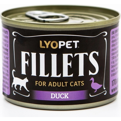Lyopet Kačacie filety 170 g