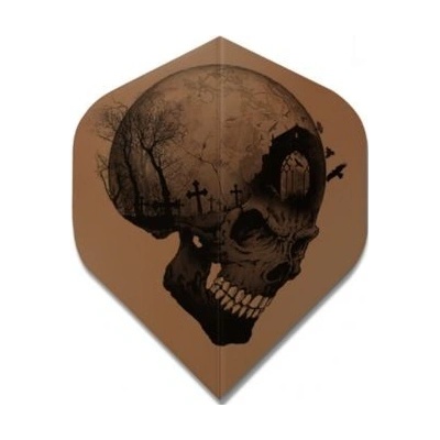 Designa Headstone Skull F1865