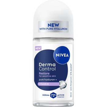Nivea рол-он дамски, 50мл, Derma control, Restore