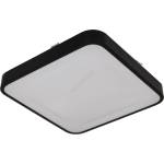 BOWI Плафон със сензор WILTON 2xE27/60W/230V 33x33 cm черен (BW0483)