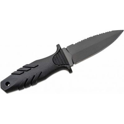 Fox Knives FOX KNIVES TACTICAL ELEMENTUM DAGGER STAINLESS STEEL N690 BLD SERRATED