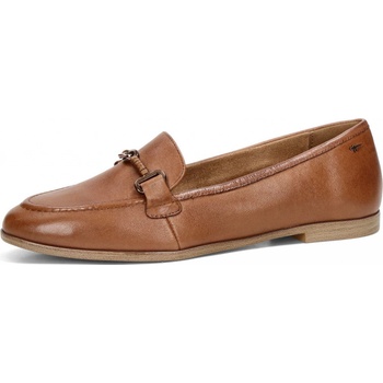 Tamaris dámské kožené mokasíny koňakové
