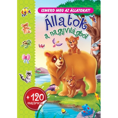 Állatok a nagyvilágból+120 matricaMAĎARSKÁ VERZIA