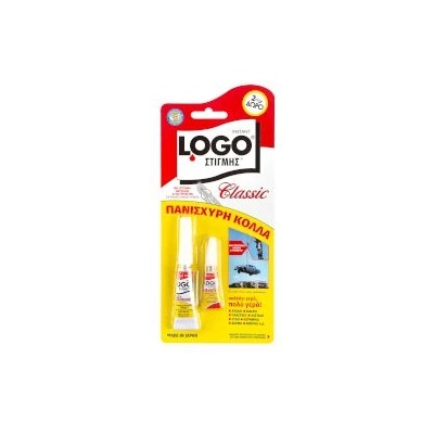 Super Glue Лепило моментно Logo 2+1г