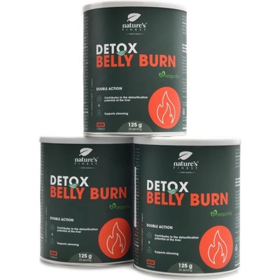 Nature's Finest Detox belly burn 3 x 125 g