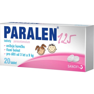 PARALEN POR 125MG TBL NOB 20
