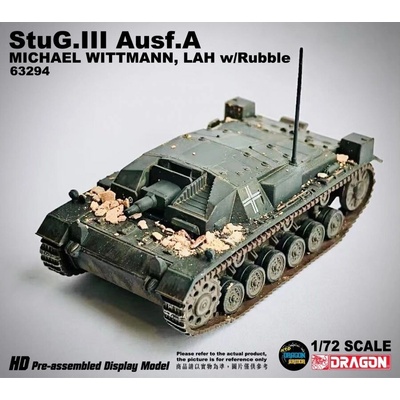 Dragon Sd.Kfz.142 StuG. III Ausf.A MICHAEL WITTMANN LAH w Rubble 1:72