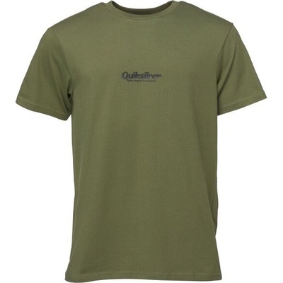 Quiksilver SIMPLE LETTRING SS khaki