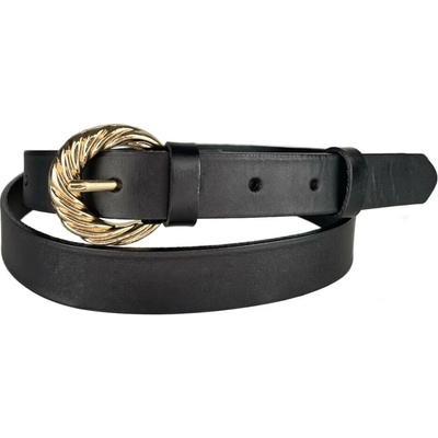 Penny Belts kožený opasek Z2505-63 černý