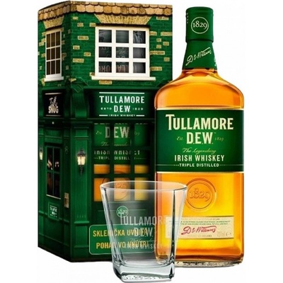 Tullamore Dew 40% 0,7 l (dárkové balení 1 sklenice)