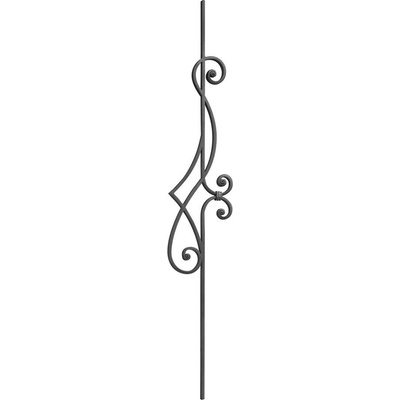 Kovaný prvek panel, 170 × 1000 mm, 1 ks GD156/2