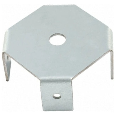 Domax PWOM vodorovné upevňovacie veko trámov 3 - Ø69 x 30 x 2 mm 6 ks