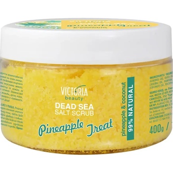 Victoria Beauty Dead Sea Pineapple Treat скраб за лице и тяло с ананас 400g (c-0771251)