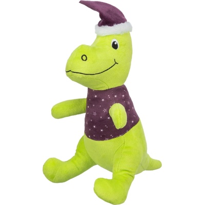 Trixie xmas vianočný plyšový dinosaurus 26 cm