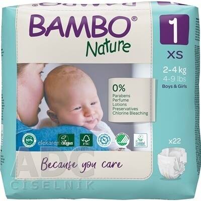 Abena Bambo 1 XS 2-4 kg 1x22 ks