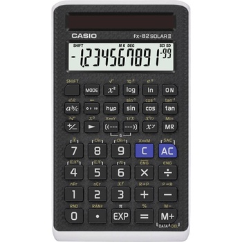 Casio Научен калкулатор, Casio, FX 82, SOLAR II, черен (FX-82SOLARII) (FX-82SOLARII)