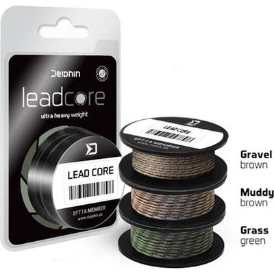 Delphin LEADCORE zelená grass 5m 45lb