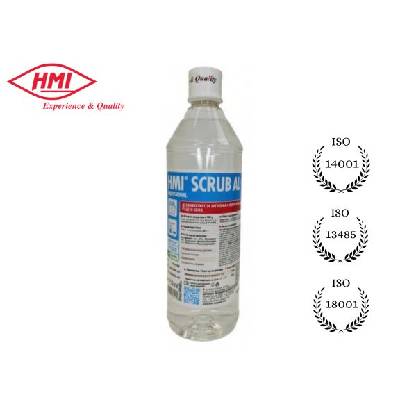 HMI® SCRUB AL Plus 750 мл. Дезинфектант с 72% етанол за хигиенна и хирургична дезинфекция на ръце и кожа с дълготрайно действие (100669-955)