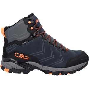 CMP Мъжки туристически обувки CMP Melnick Mid Trekking Shoes Waterproof Walking boots - Black Blue / Flamingo Fluo - размер 40 (EU) (019-0989-0112)
