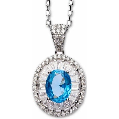 Oliver Weber Elegantný strieborný náhrdelník 61296