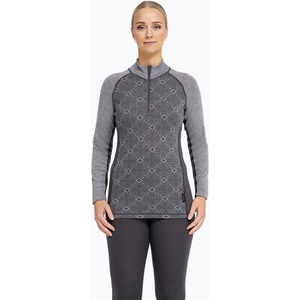 Dovre Дамски термоактивен суитшърт Dovre Wool Organic Half Zip grey