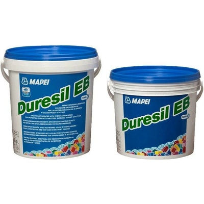 MAPEI Duresil EB A + B ochranný nátěr betonových a ocelových povrchů 10 kg (5 kg tekutá pasta + 5 kg tekutá pasta) černá