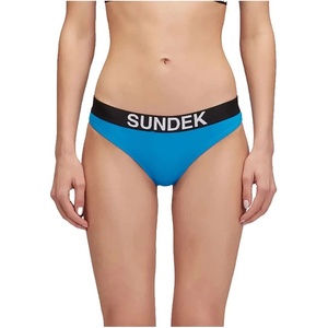 SUNDEK Carmel briefs culotte with logoed elastic bikini bottom - Blue (Bilberry)