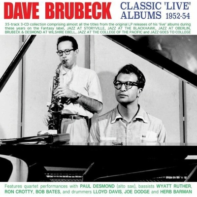 Dave Brubeck - CLASSIC 'LIVE' ALBUMS 1952-54 CD