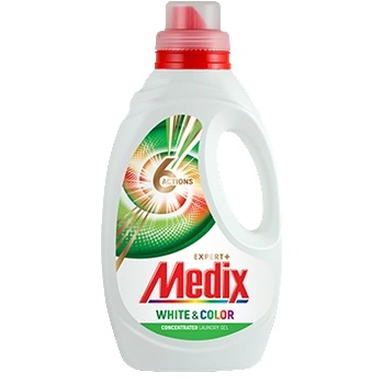 Medix 6 екшън течен перилен препарат 2.200 white & color (д98765434)