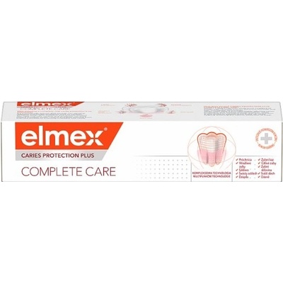 elmex Caries Protection Plus Complete Care na kompletnú starostlivosť 75 ml