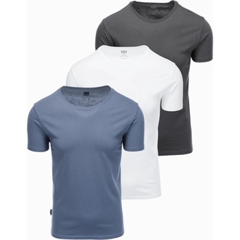 Ombre Clothing Мъжка тениска без щампа - микс 3 бр Z29 Ombre Clothing Ombre Clothing | Sin | МЪЖЕ | XL