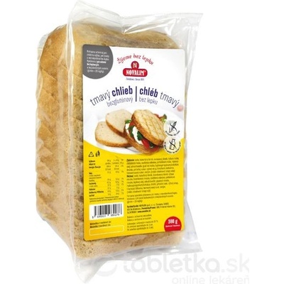 Novalim bezlepkový chlieb tmavý 360 g