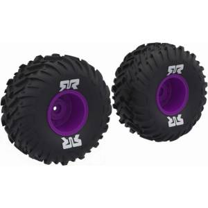 Arrma колело с гума dBoots Cut Chevron, диск лилав (2)