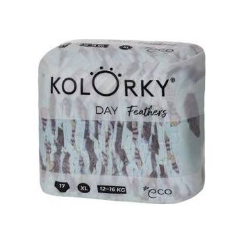 Kolorky Day Feathers EKO XL 12-16 Kg 17 ks