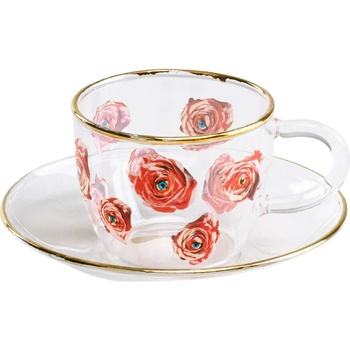 Image 1 of Seletti Чаша за еспресо с чинийка TOILETPAPER ROSES 50 мл, Seletti (SLT15971)