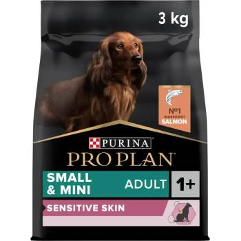 Purina Pro Plan Adult Small and Mini Sensitive Skin за израснали кучета от дребни и мини породи с чувствителна кожа със сьомга 3kg
