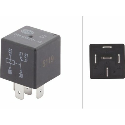 Relé, startér HELLA 4RA 933 791-167 (4RA933791167)