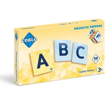 COBLO - Magnetická písmena VELKÁ - 60 ks