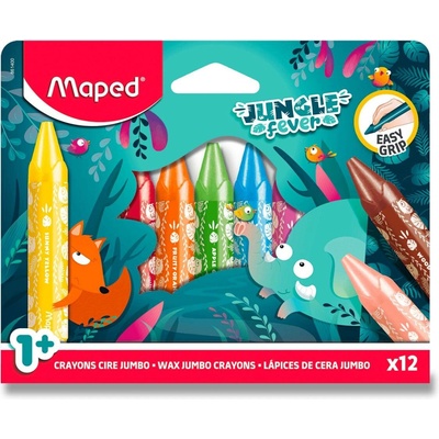 Maped Jungle Fever Jumbo 12 barev