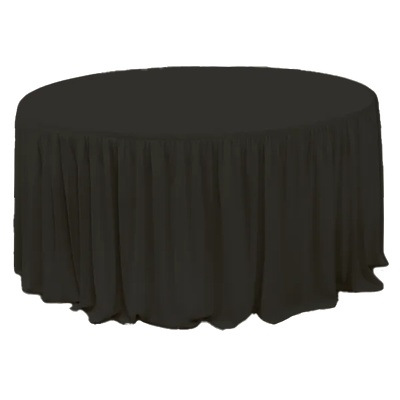 Horecano HORECANO-Драперия за маса ф152xh74cm - BLACK L4, 77m (HC-16144) (0116144)