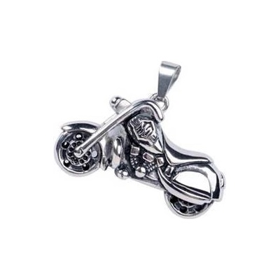 Šperky4U Ocelový přívěšek motorka Harley OPP1196