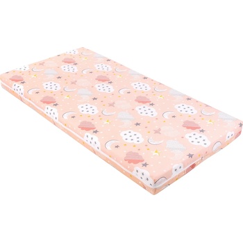 Kikkaboo Матрак Fantasia Plus 60x120x6см Clouds Peach (41107030027)