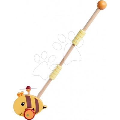Eichhorn autíčko včielka Push Bee with Stick s vodiacou rúčkou dĺžka 50 cm EH6804