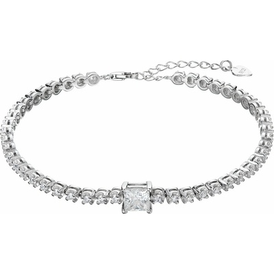 PAVONA Strieborný tenisový náramok CHLOE 13M00003 moissanite