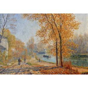 Grafika Art Puzzle - Puzzle Francis Picabia - Banks of the Loing, Autumn Morning in Moret, 1904 - 1 000 piese
