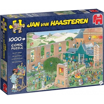 Jumbo - Puzzle Jan van Haasteren - The Art Market - 1 000 piese